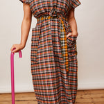 The Dual Dress - Orange/Green Plaids - 2XL - House of Flint