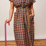 The Dual Dress - Orange/Green Plaids - 2XL - House of Flint