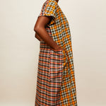 The Dual Dress - Orange/Green Plaids - 2XL - House of Flint
