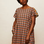The Dual Dress - Orange/Green Plaids - 2XL - House of Flint