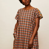 The Dual Dress - Orange/Green Plaids - 2XL - House of Flint