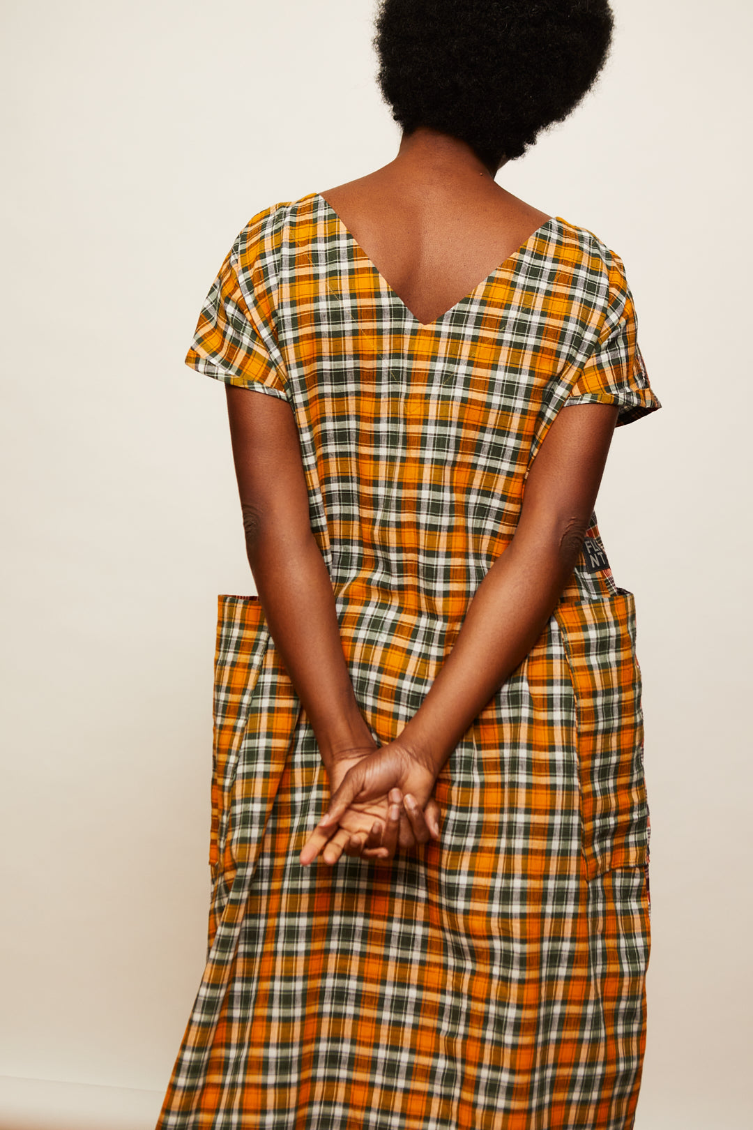 The Dual Dress - Orange/Green Plaids - 2XL - House of Flint