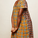 The Dual Dress - Orange/Green Plaids - 2XL - House of Flint
