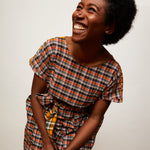 The Dual Dress - Orange/Green Plaids - 2XL - House of Flint