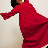 The Everything Dress in Red linen