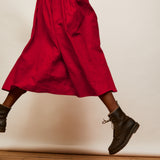 The Everything Dress in Red linen