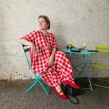 The Everything Dress in Red double gingham