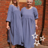 The Everything Dress in Soft Blue-Grey