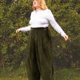 The Margo Trousers in Olive corduroy - House of Flint