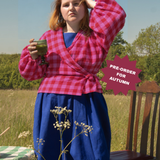 The Solstice Shirt in Pink + Red check - pre-order