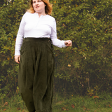 The Margo Trousers in Olive corduroy - House of Flint