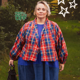 The Solstice Shirt in Terracotta Check