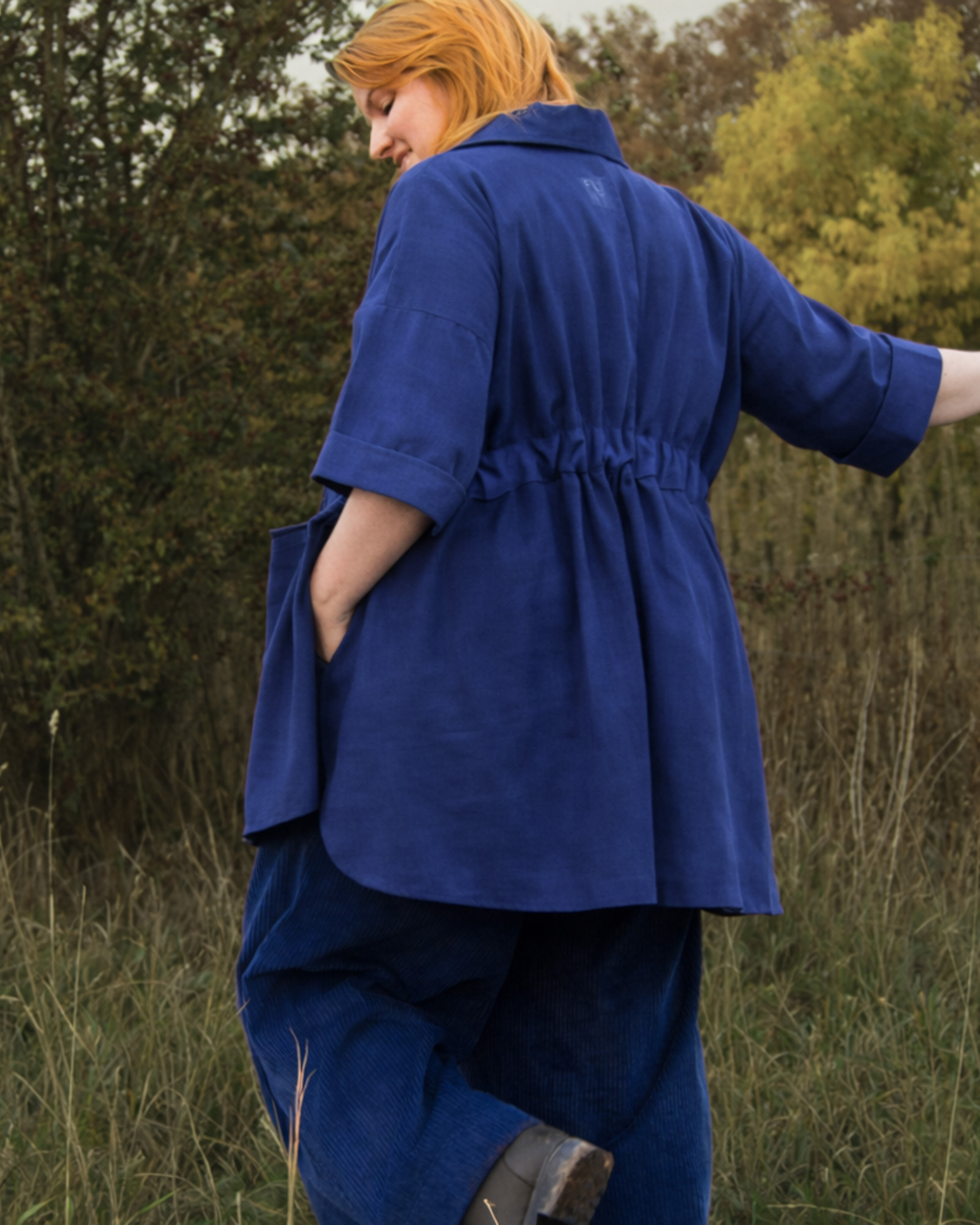 The Good Life Shirt in Blue Linen - House of Flint