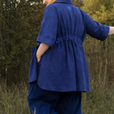 The Good Life Shirt in Blue Linen - House of Flint