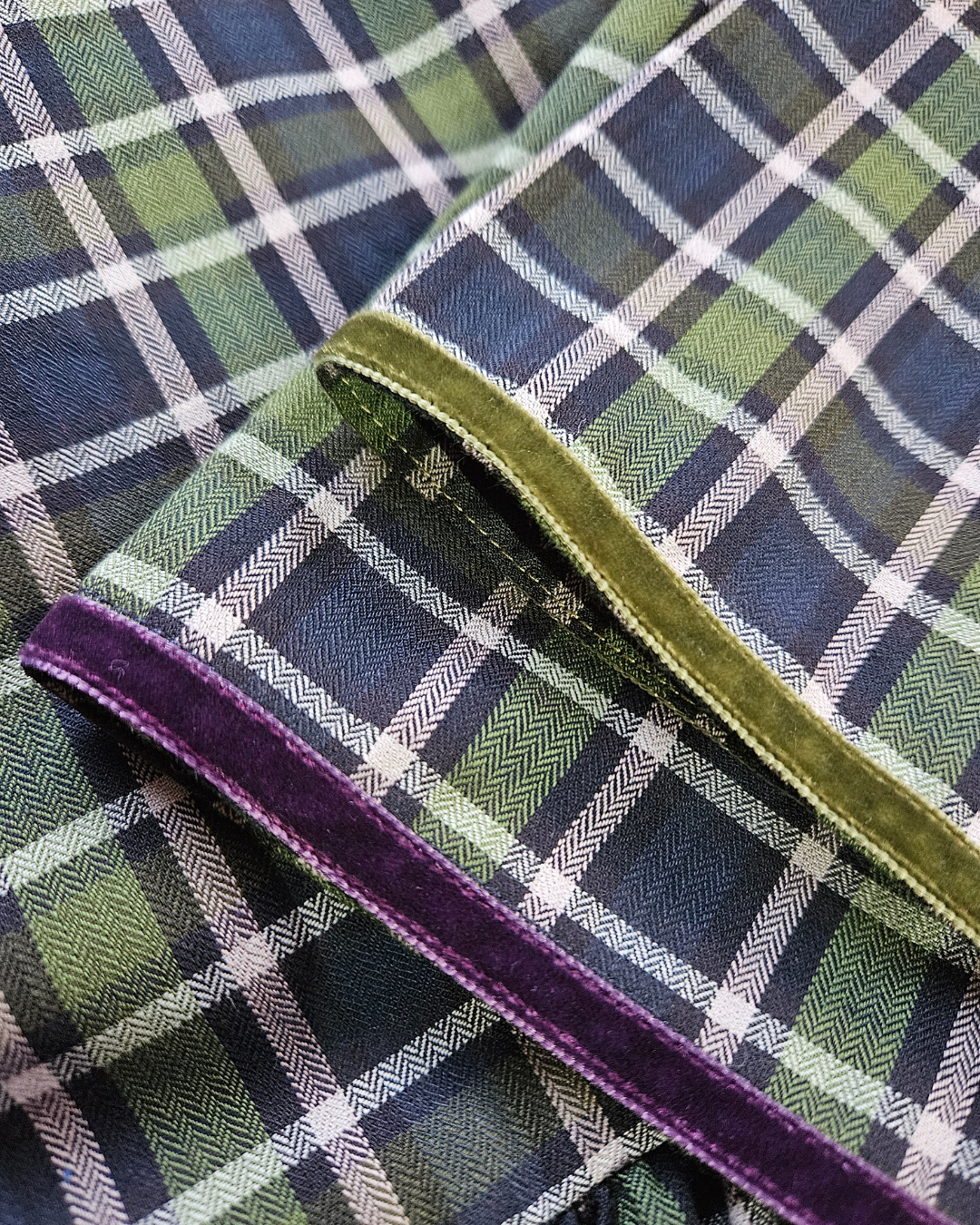 The Everything Dress in Blue/Green Check - House of Flint