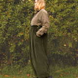 The Margo Trousers in Olive corduroy - House of Flint