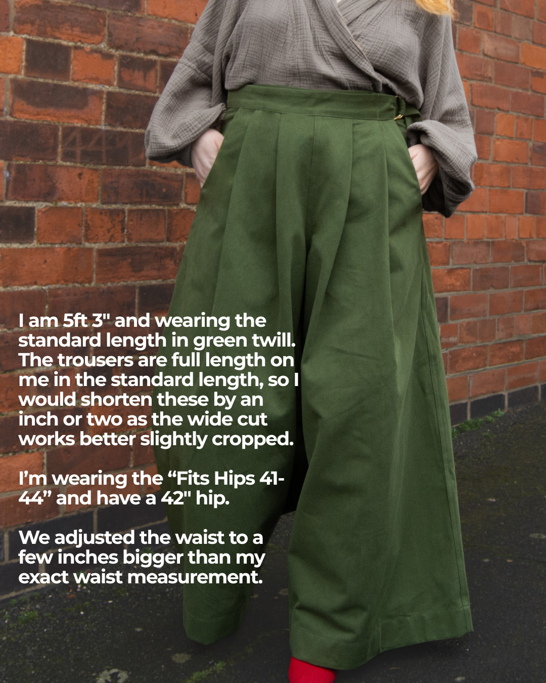The Margo Trousers in Olive corduroy - House of Flint