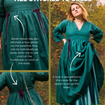 The Double Take Dress in Cider corduroy - House of Flint