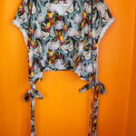 The Tie Shirt - Flower print linen/rayon - 4XL - House of Flint