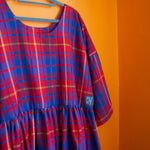 The Everything Dress in Red + Blue Check - L - House of Flint