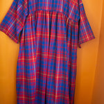 The Everything Dress in Red + Blue Check - L - House of Flint