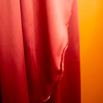 The Cross-Back Dress - Red satin - S - House of Flint