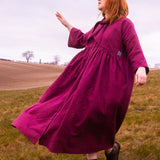 The Hellebore Dress in Cerise Pink