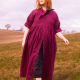The Hellebore Dress in Cerise Pink