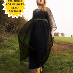 PRE ORDER The Everything Dress in Black Silk Organza - House of Flint