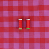 Pre Order The Margo Trousers in Fuchsia + Red Gingham - House of Flint