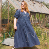 Velvet Ribbon Full Dress Appliqué