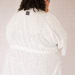 The Good Life Shirt in White Cotton - ships early April - House of Flint