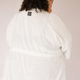 The Good Life Shirt in White Cotton - ships early April - House of Flint