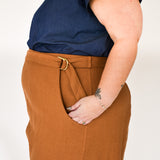 The Avery Trousers in Chocolate chia check