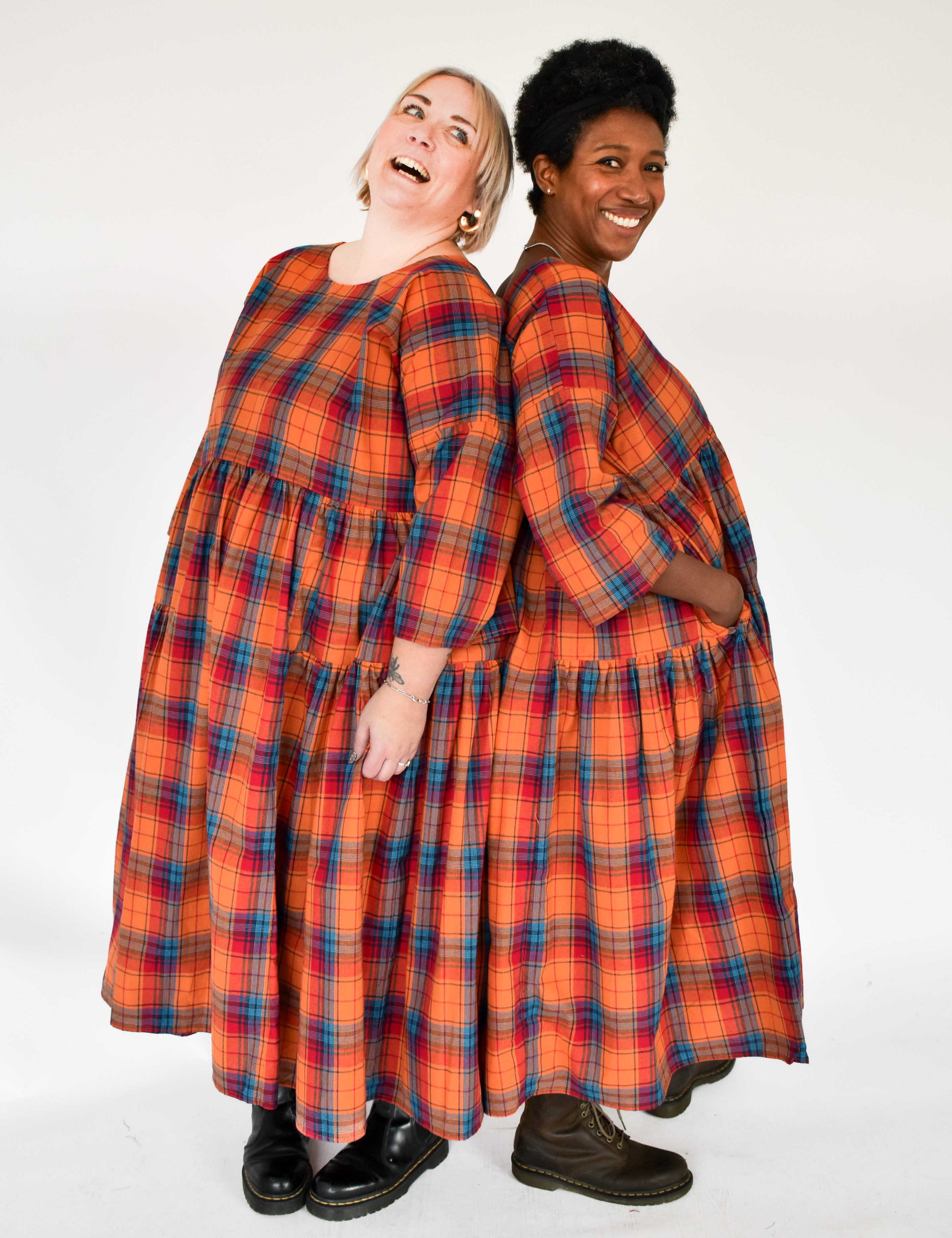 The Double Take Dress in Madras Cotton - pre-order - House of Flint