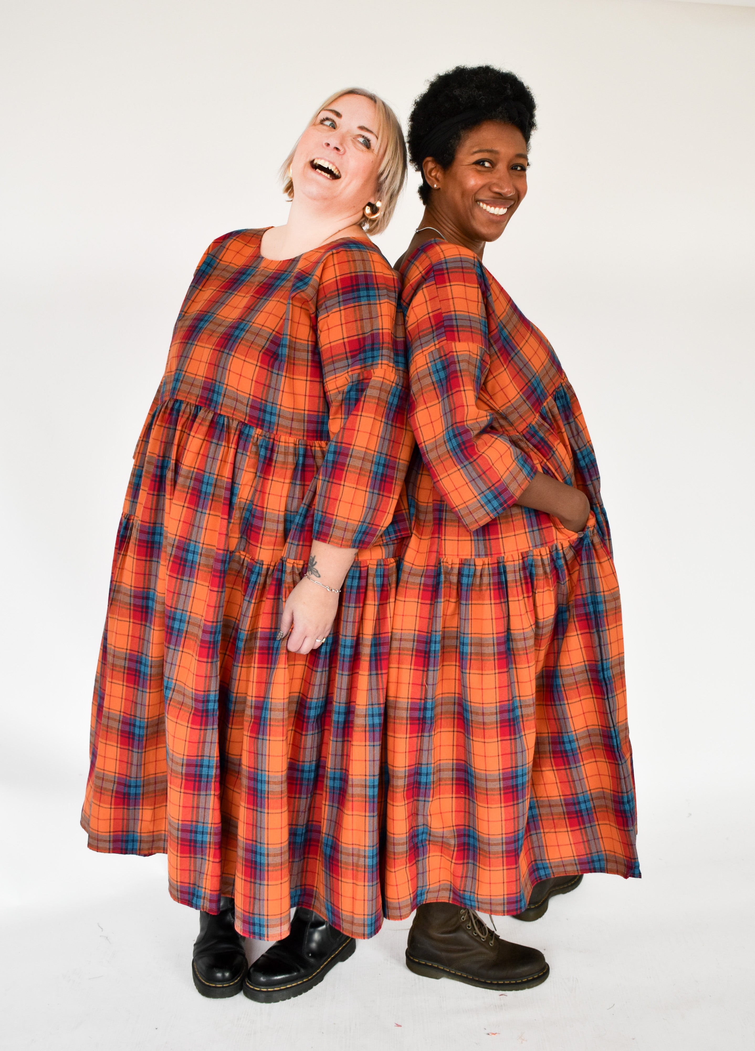 The Double Take Dress in Madras Cotton - pre-order - House of Flint