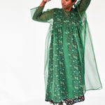 The Everything Dress in Forest Green Silk Organza - House of Flint