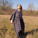 The Everything Dress in Brown Check - House of Flint