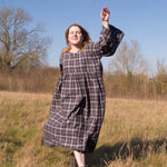 The Everything Dress in Brown Check - House of Flint