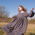The Everything Dress in Brown Check - House of Flint