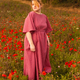 The Joan Dress in Red/Pink Gingham