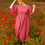 The Joan Dress in Red/Pink Gingham