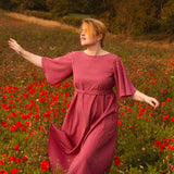 The Joan Dress in Red/Pink Gingham