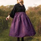 The Oak Skirt - Purple check