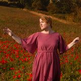 The Joan Dress in Red/Pink Gingham