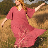 The Joan Dress in Red/Pink Gingham