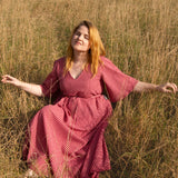 The Joan Dress in Red/Pink Gingham