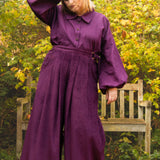 The Good Life Shirt in Fig linen