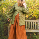 The Good Life Shirt in Sage linen