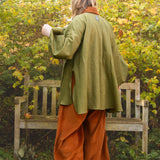 The Good Life Shirt in Sage linen